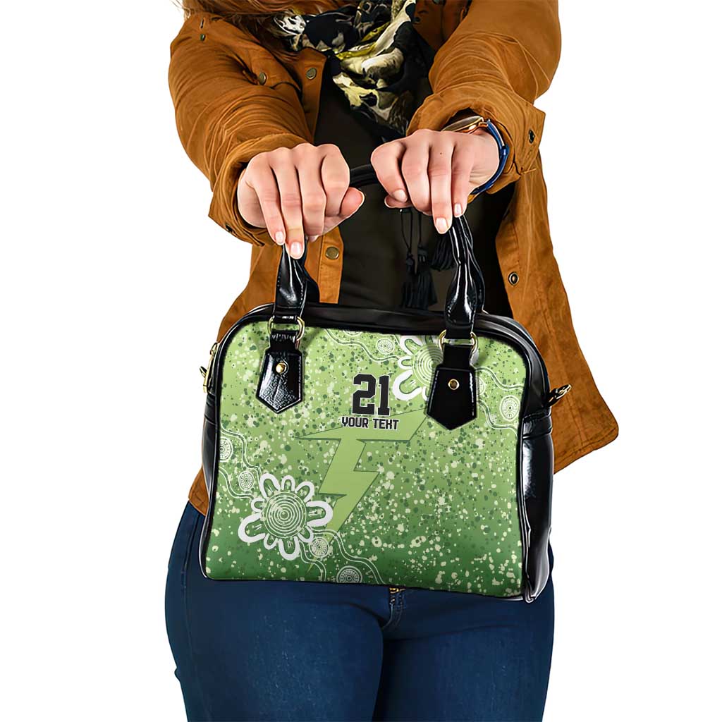 Australian Thunder Cricket Custom Shoulder Handbag Minimalism Aboriginal