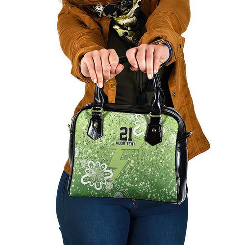 Australian Thunder Cricket Custom Shoulder Handbag Minimalism Aboriginal
