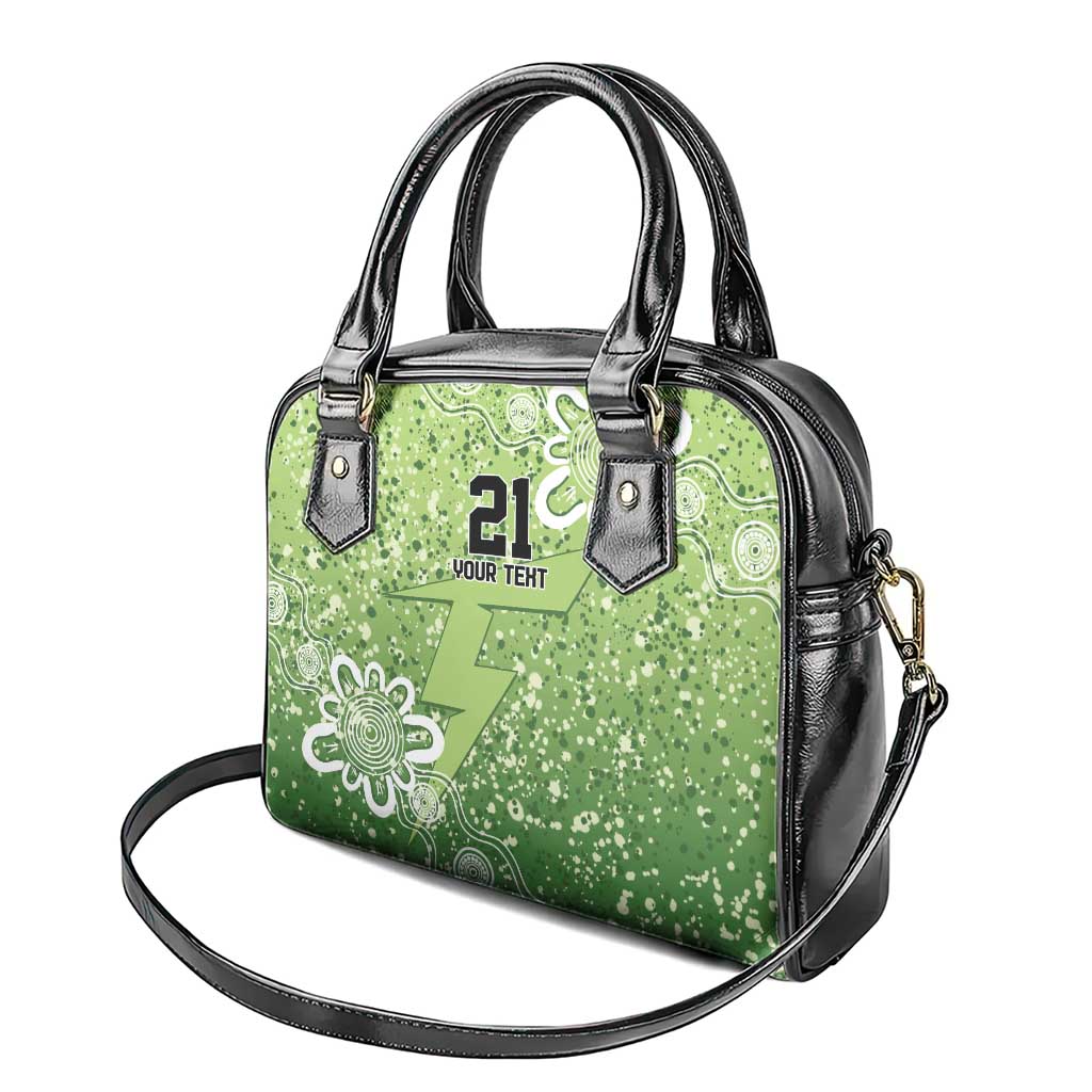 Australian Thunder Cricket Custom Shoulder Handbag Minimalism Aboriginal