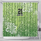 Australian Thunder Cricket Custom Shower Curtain Minimalism Aboriginal