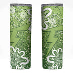 Australian Thunder Cricket Custom Skinny Tumbler Minimalism Aboriginal