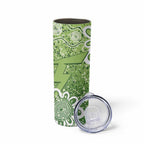 Australian Thunder Cricket Custom Skinny Tumbler Minimalism Aboriginal