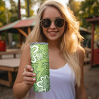 Australian Thunder Cricket Custom Skinny Tumbler Minimalism Aboriginal