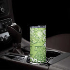 Australian Thunder Cricket Custom Skinny Tumbler Minimalism Aboriginal