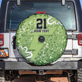 Australian Thunder Cricket Custom Spare Tire Cover Minimalism Aboriginal