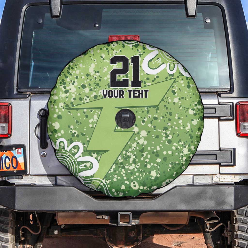 Australian Thunder Cricket Custom Spare Tire Cover Minimalism Aboriginal