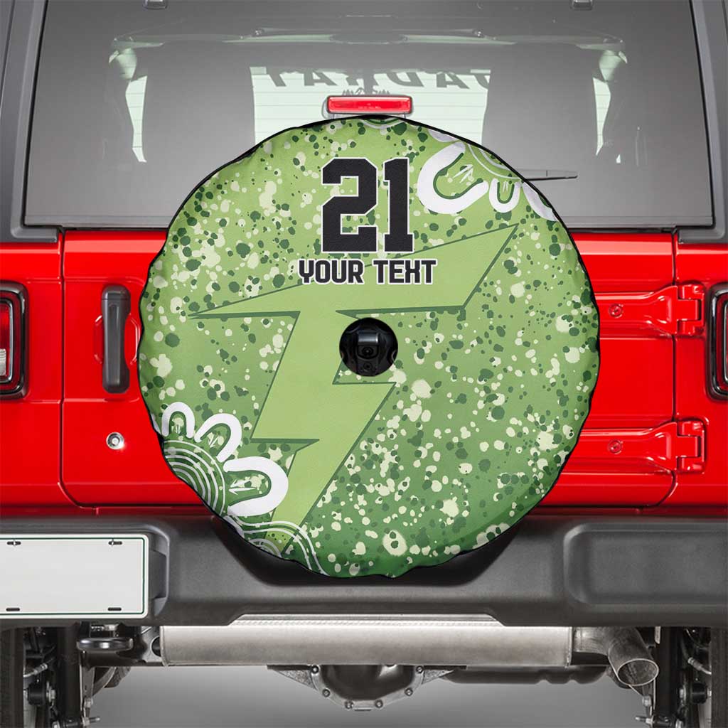Australian Thunder Cricket Custom Spare Tire Cover Minimalism Aboriginal