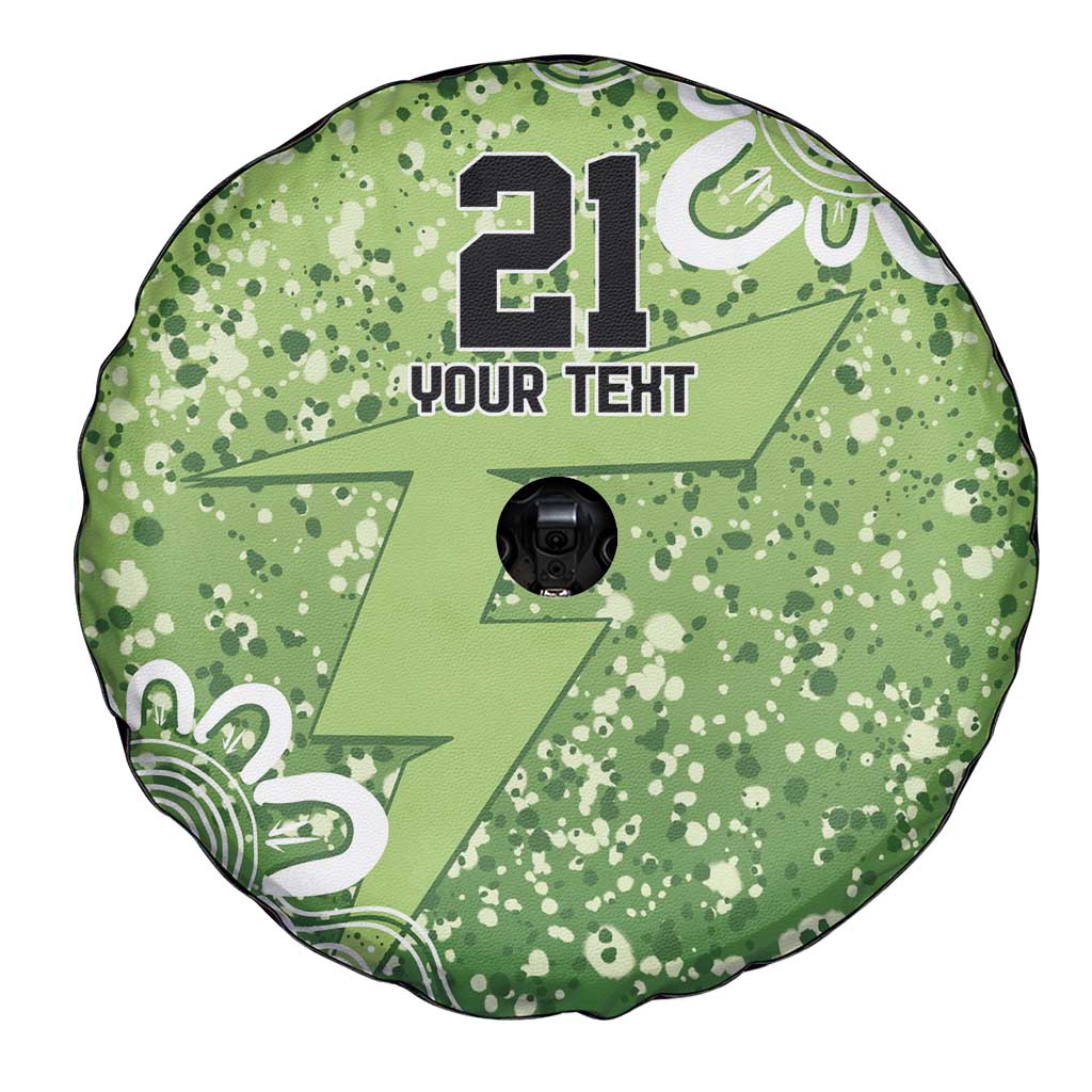 Australian Thunder Cricket Custom Spare Tire Cover Minimalism Aboriginal