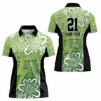 Australian Thunder Cricket Custom Women Polo Shirt Minimalism Aboriginal