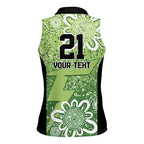 Australian Thunder Cricket Custom Women Sleeveless Polo Shirt Minimalism Aboriginal
