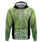 Australian Thunder Cricket Custom Zip Hoodie Minimalism Aboriginal