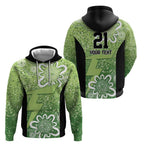 Australian Thunder Cricket Custom Zip Hoodie Minimalism Aboriginal