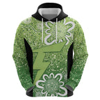 Australian Thunder Cricket Custom Zip Hoodie Minimalism Aboriginal