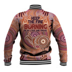 Fire Together NAIDOC 2024 Baseball Jacket Indigenous Cultural Spirit