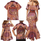 Fire Together NAIDOC 2024 Family Matching Mermaid Dress and Hawaiian Shirt Indigenous Cultural Spirit