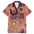 Fire Together NAIDOC 2024 Family Matching Mermaid Dress and Hawaiian Shirt Indigenous Cultural Spirit