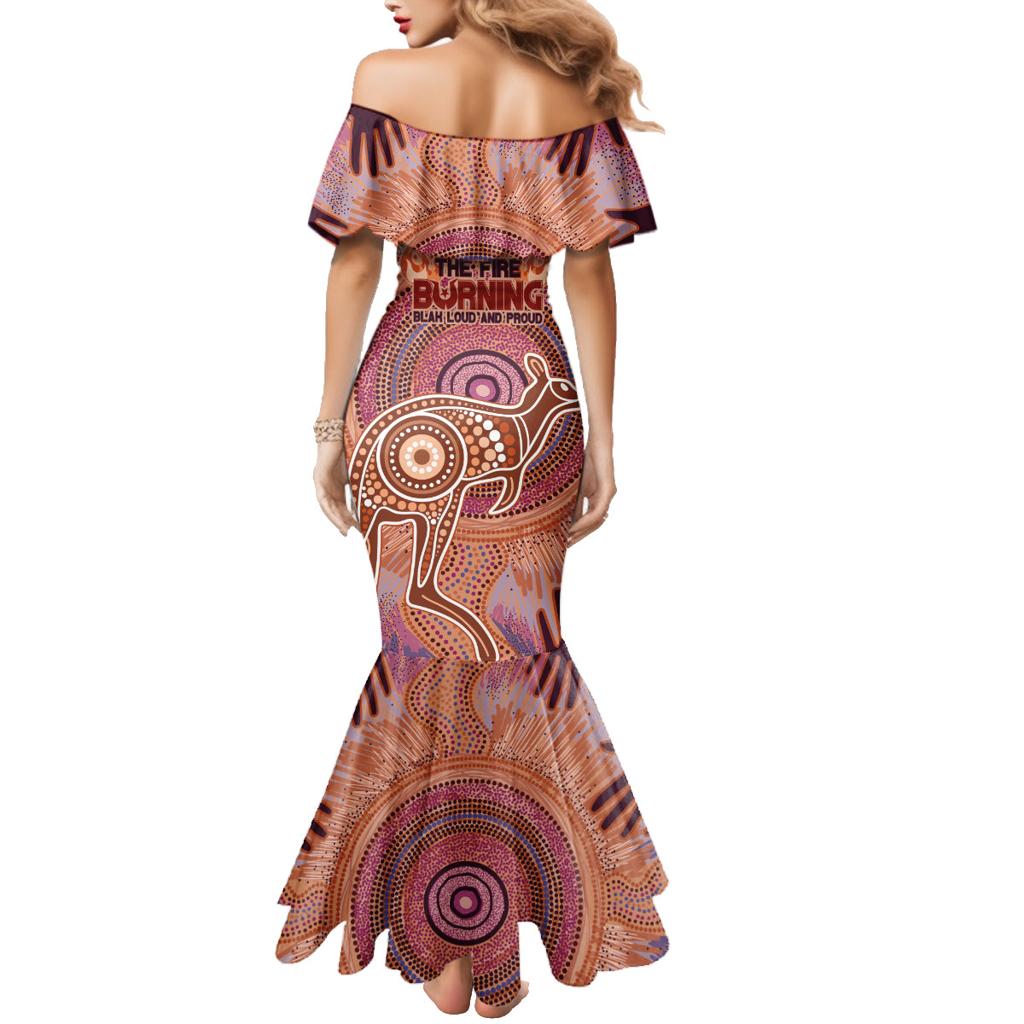 Fire Together NAIDOC 2024 Family Matching Mermaid Dress and Hawaiian Shirt Indigenous Cultural Spirit