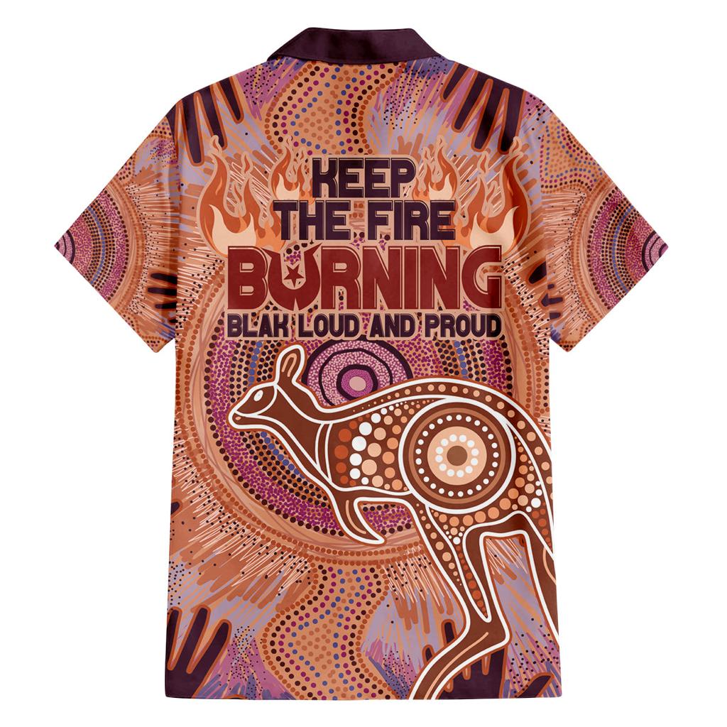 Fire Together NAIDOC 2024 Family Matching Off Shoulder Maxi Dress and Hawaiian Shirt Indigenous Cultural Spirit