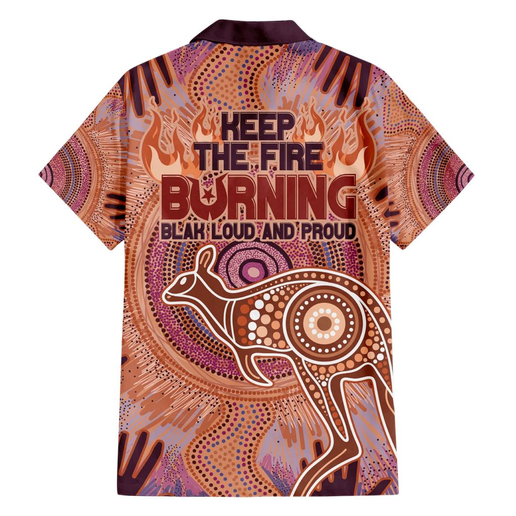 Fire Together NAIDOC 2024 Family Matching Short Sleeve Bodycon Dress and Hawaiian Shirt Indigenous Cultural Spirit