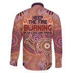 Fire Together NAIDOC 2024 Family Matching Short Sleeve Bodycon Dress and Hawaiian Shirt Indigenous Cultural Spirit