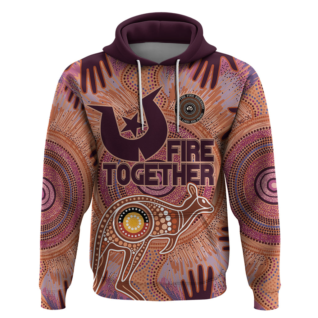Fire Together NAIDOC 2024 Hoodie Indigenous Cultural Spirit