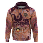 Fire Together NAIDOC 2024 Hoodie Indigenous Cultural Spirit