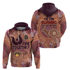 Fire Together NAIDOC 2024 Hoodie Indigenous Cultural Spirit