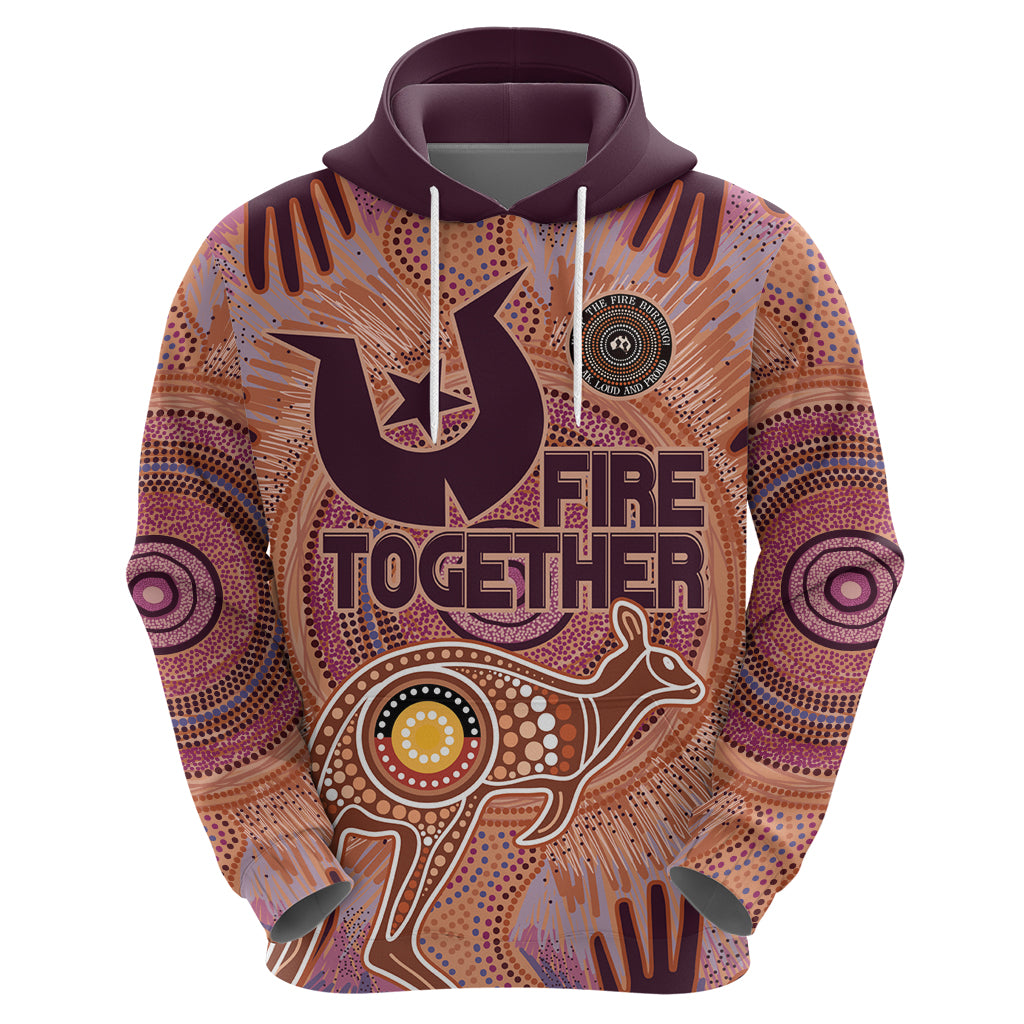 Fire Together NAIDOC 2024 Hoodie Indigenous Cultural Spirit