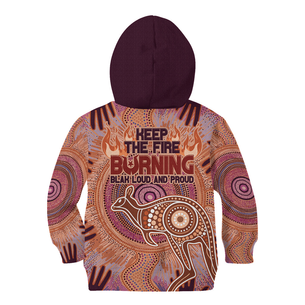 Fire Together NAIDOC 2024 Kid Hoodie Indigenous Cultural Spirit