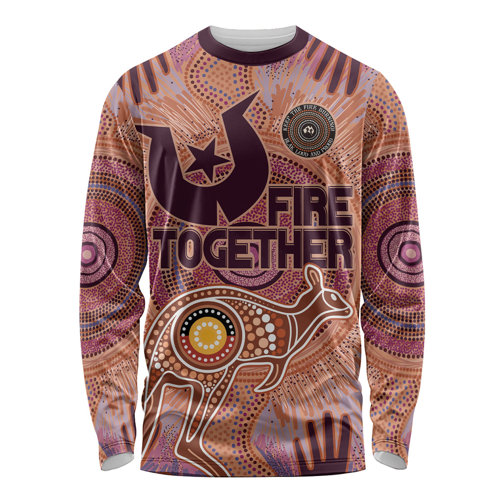 Fire Together NAIDOC 2024 Long Sleeve Shirt Indigenous Cultural Spirit