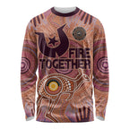 Fire Together NAIDOC 2024 Long Sleeve Shirt Indigenous Cultural Spirit