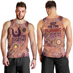 Fire Together NAIDOC 2024 Men Tank Top Indigenous Cultural Spirit