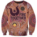 Fire Together NAIDOC 2024 Sweatshirt Indigenous Cultural Spirit