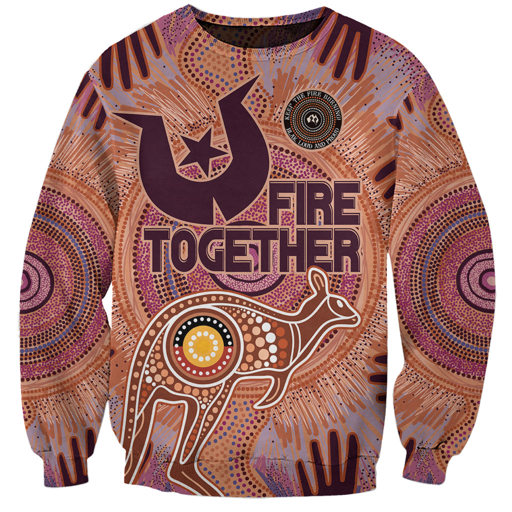 Fire Together NAIDOC 2024 Sweatshirt Indigenous Cultural Spirit