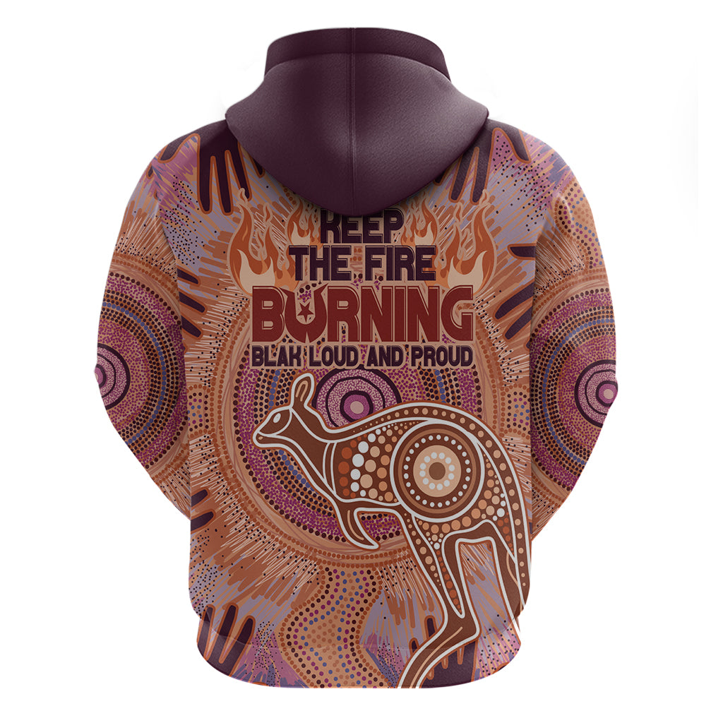 Fire Together NAIDOC 2024 Zip Hoodie Indigenous Cultural Spirit
