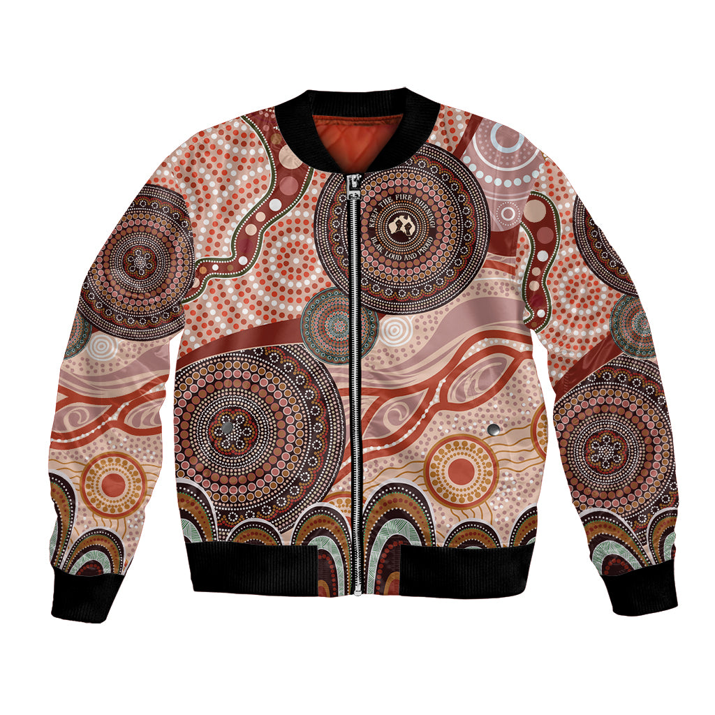Generational Warriors NAIDOC 2024 Bomber Jacket Make a Fire Indigenous Cultural Spirit