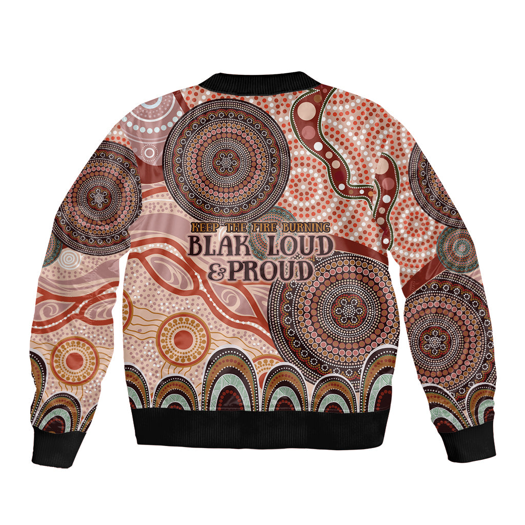 Generational Warriors NAIDOC 2024 Bomber Jacket Make a Fire Indigenous Cultural Spirit