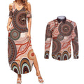 Generational Warriors NAIDOC 2024 Couples Matching Summer Maxi Dress and Long Sleeve Button Shirt Make a Fire Indigenous Cultural Spirit