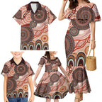 Generational Warriors NAIDOC 2024 Family Matching Mermaid Dress and Hawaiian Shirt Make a Fire Indigenous Cultural Spirit