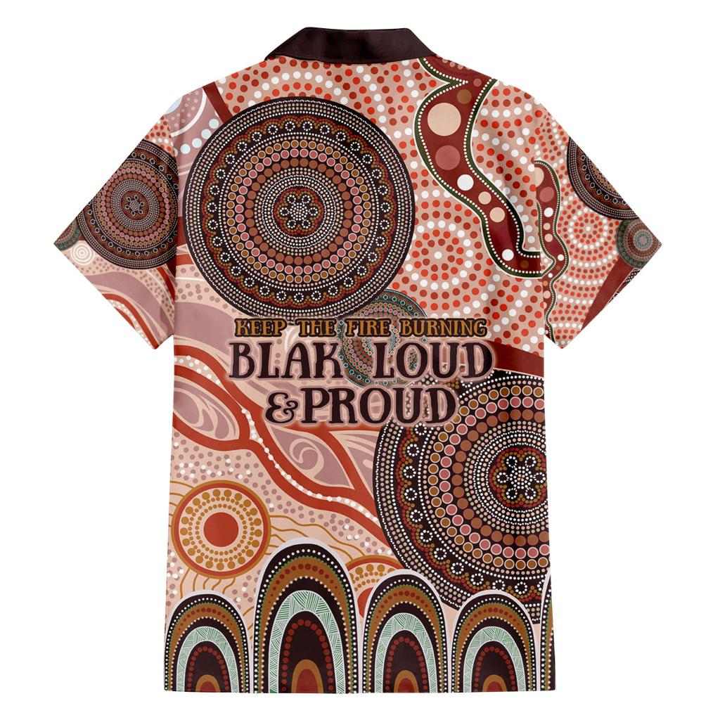 Generational Warriors NAIDOC 2024 Family Matching Off Shoulder Short Dress and Hawaiian Shirt Make a Fire Indigenous Cultural Spirit