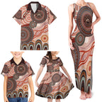 Generational Warriors NAIDOC 2024 Family Matching Tank Maxi Dress and Hawaiian Shirt Make a Fire Indigenous Cultural Spirit