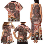 Generational Warriors NAIDOC 2024 Family Matching Tank Maxi Dress and Hawaiian Shirt Make a Fire Indigenous Cultural Spirit