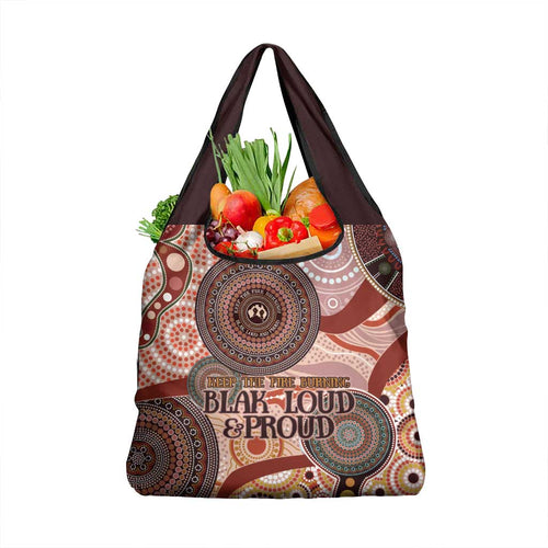 Generational Warriors NAIDOC 2024 Grocery Bag Make a Fire Indigenous Cultural Spirit
