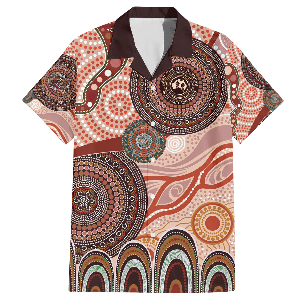 Generational Warriors NAIDOC 2024 Hawaiian Shirt Make a Fire Indigenous Cultural Spirit