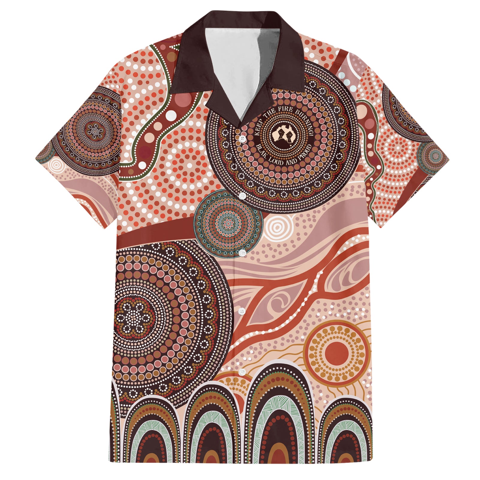 Generational Warriors NAIDOC 2024 Hawaiian Shirt Make a Fire Indigenous Cultural Spirit
