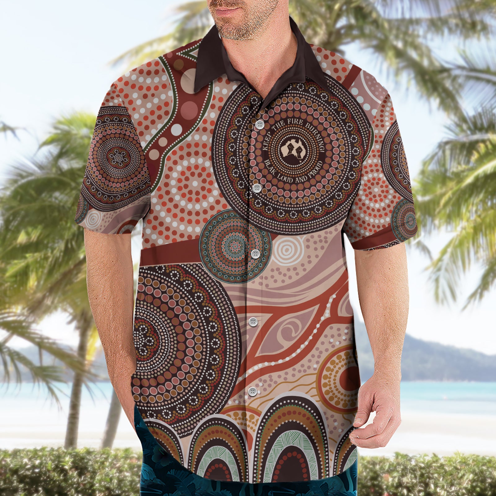 Generational Warriors NAIDOC 2024 Hawaiian Shirt Make a Fire Indigenous Cultural Spirit