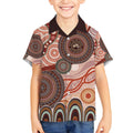 Generational Warriors NAIDOC 2024 Kid Hawaiian Shirt Make a Fire Indigenous Cultural Spirit
