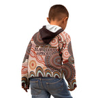 Generational Warriors NAIDOC 2024 Kid Hoodie Make a Fire Indigenous Cultural Spirit
