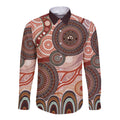 Generational Warriors NAIDOC 2024 Long Sleeve Button Shirt Make a Fire Indigenous Cultural Spirit