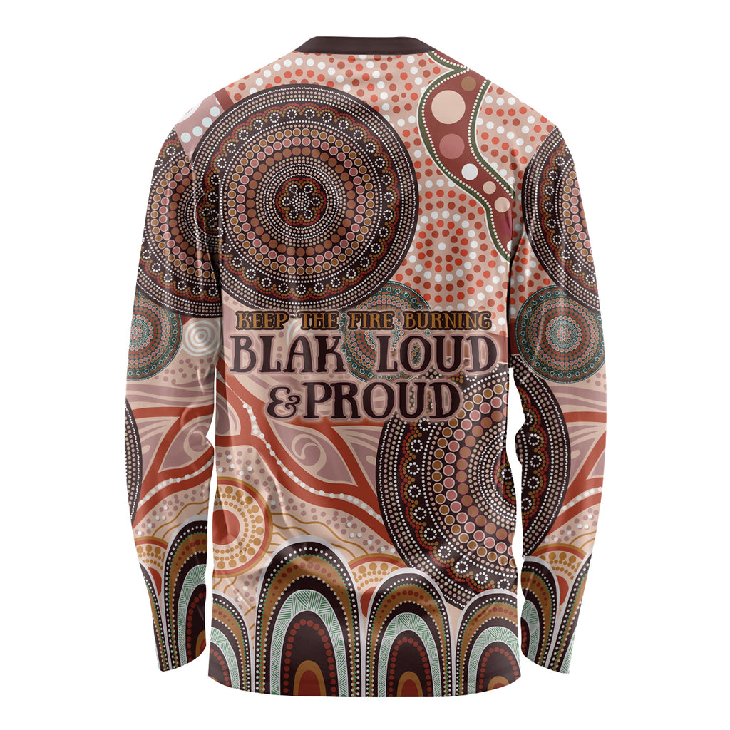 Generational Warriors NAIDOC 2024 Long Sleeve Shirt Make a Fire Indigenous Cultural Spirit